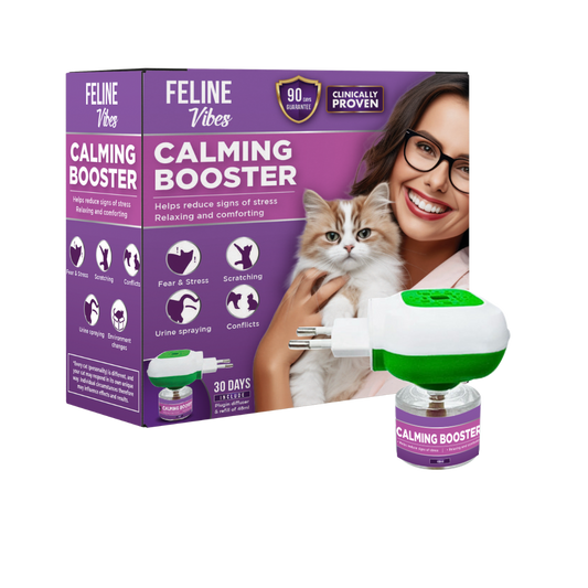 Calming Booster - feromonen verdamper een rustige, gebalanceerde kat