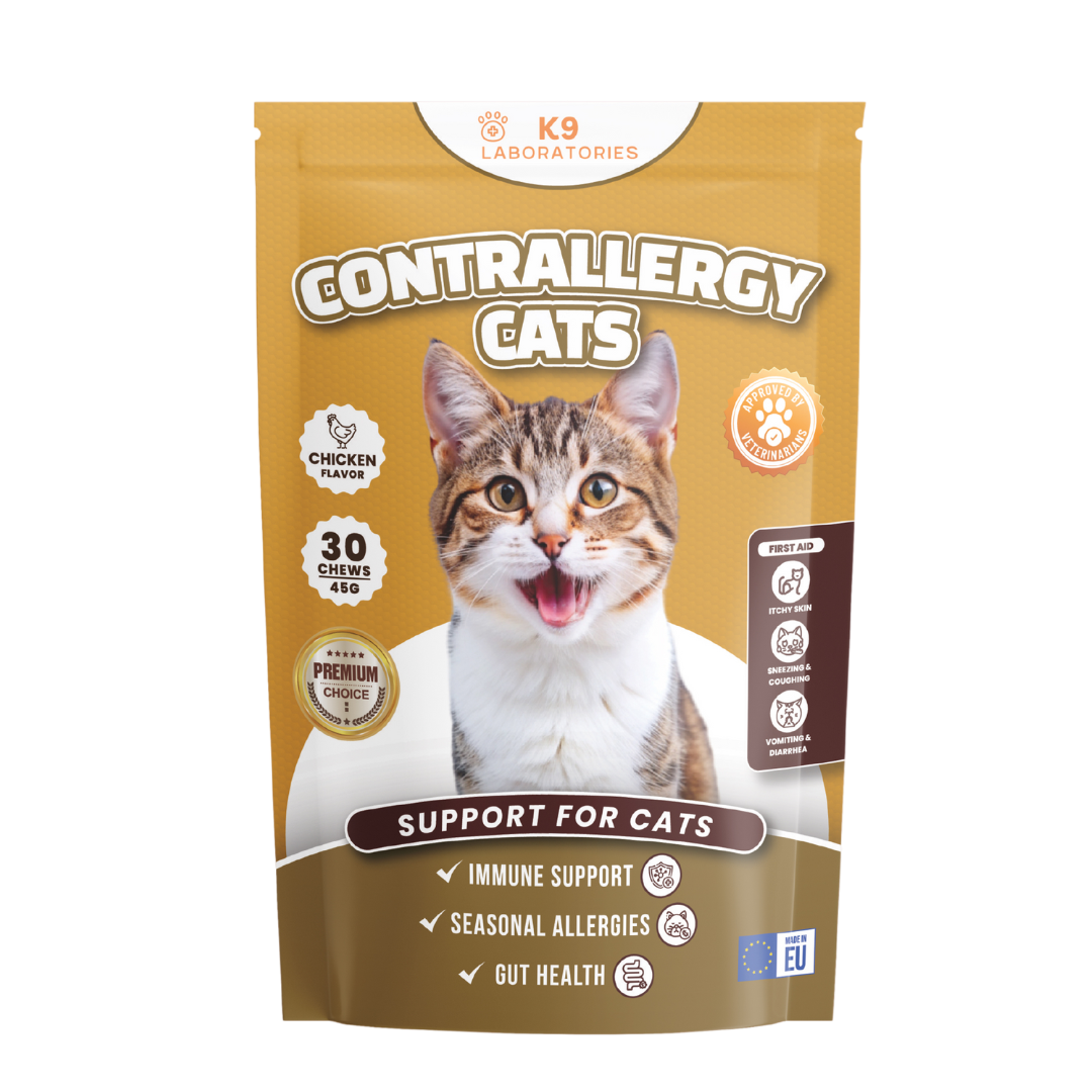Contrallergy - stop krabben en likken n.a.v. seizoensallergie of intoleranties bij je kat