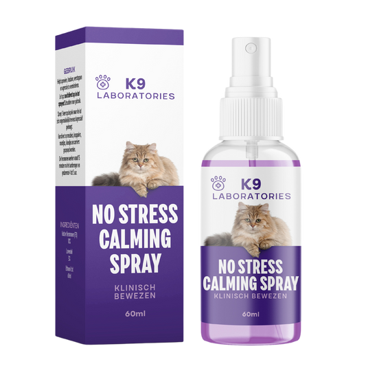 No Stress Calming spray - haalt de scherpe randjes eraf bij onrustige katten