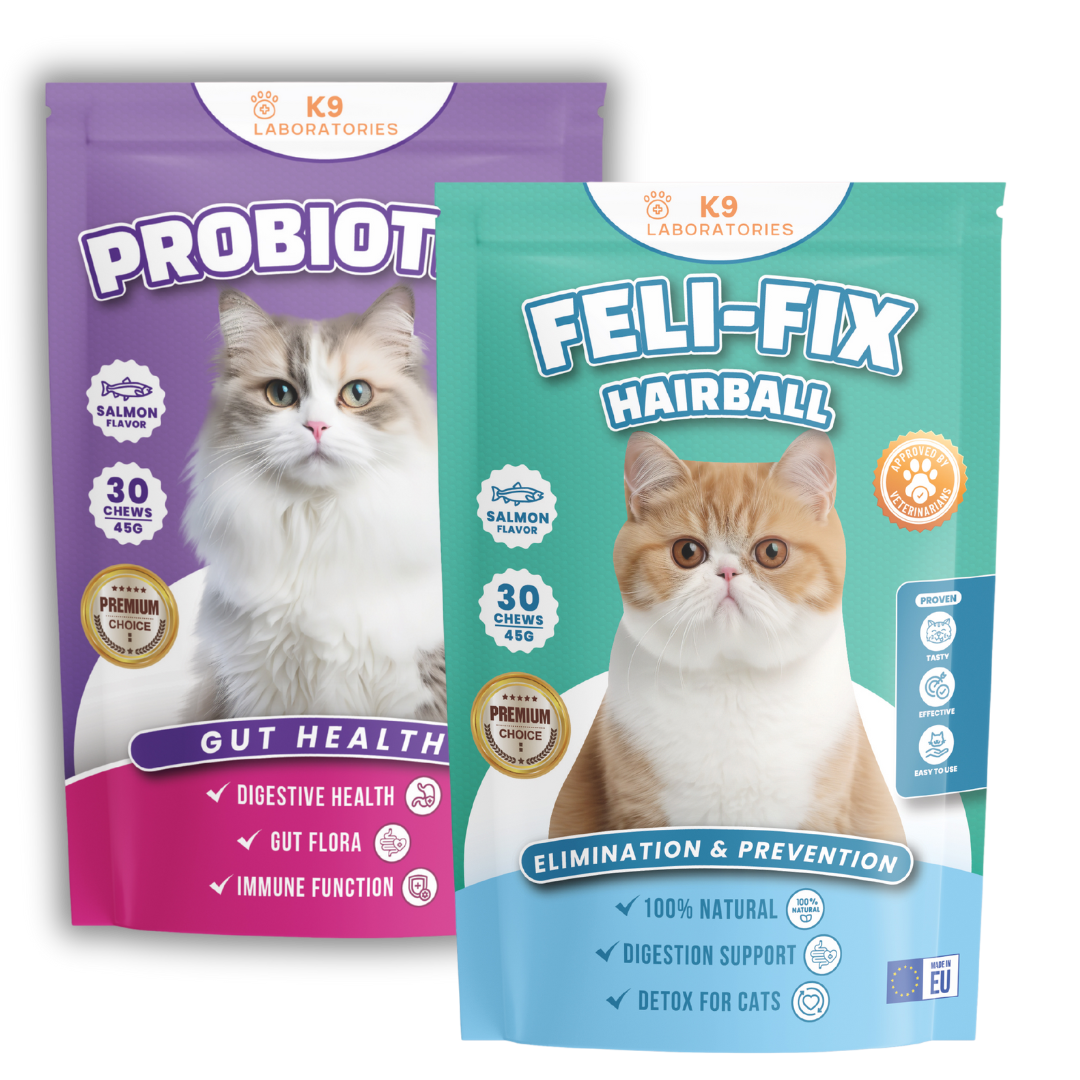K9 Laboratories DarmBalans Pakket - Supplement voor spijsvertering & haarballen kat