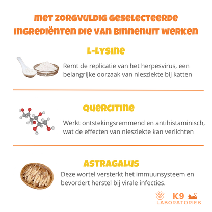 SneezeX - stop het gevaarlijke niezen bij je kat