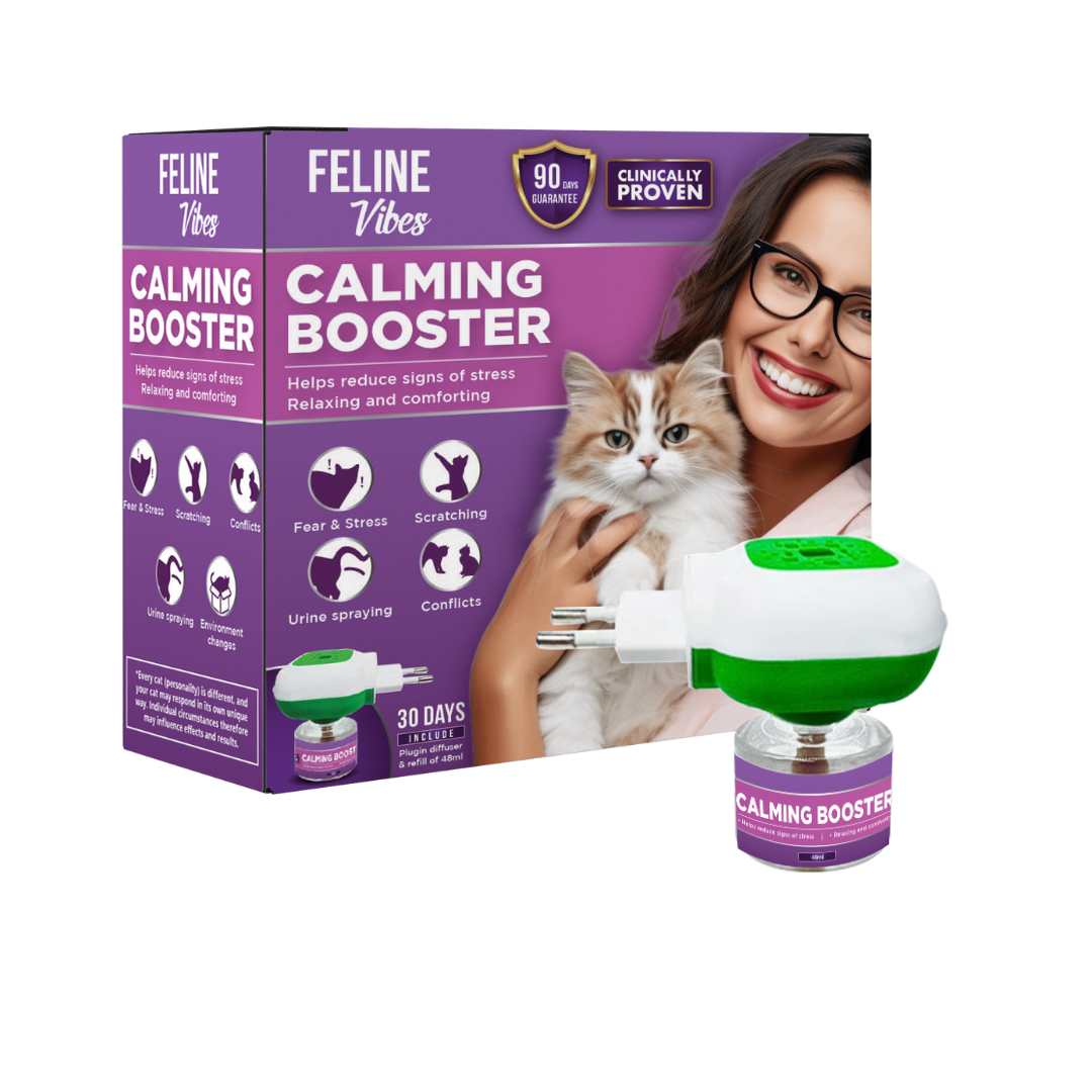 Calming Booster - feromonen verdamper een rustige, gebalanceerde kat