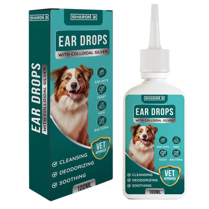 Oordruppels kat - met colloïdaal zilver - antibacterieel - voor schone, jeukvrije kattenoortjes