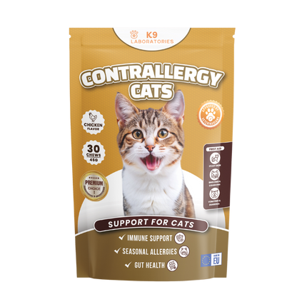 Contrallergy - stop krabben en likken n.a.v. seizoensallergie of intoleranties bij je kat