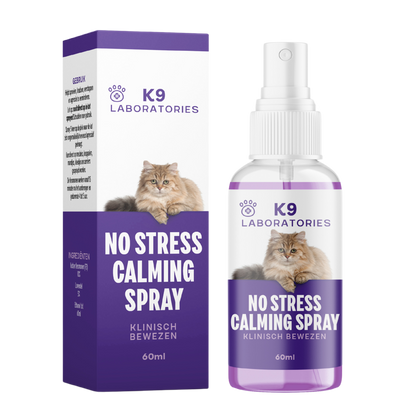No Stress Calming spray - haalt de scherpe randjes eraf bij onrustige katten