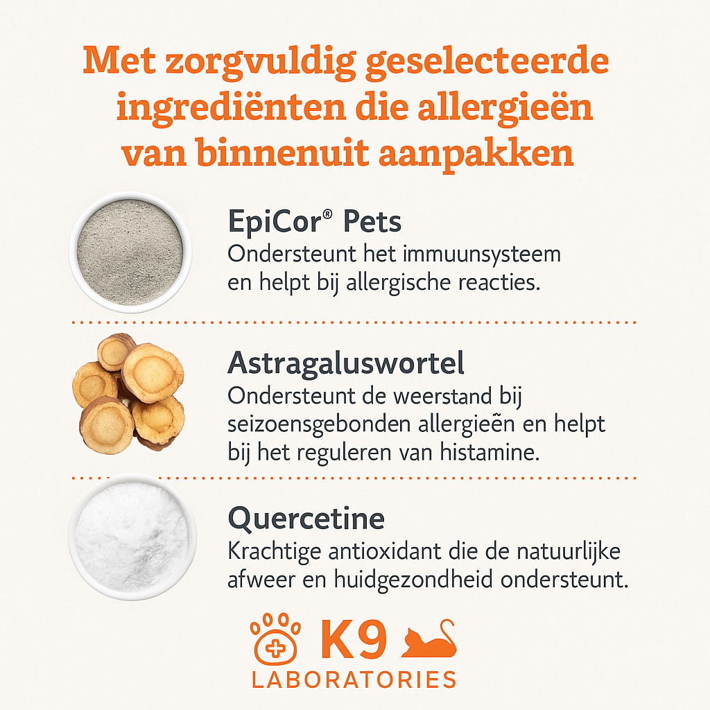 Contrallergy - stop krabben en likken n.a.v. seizoensallergie of intoleranties bij je kat